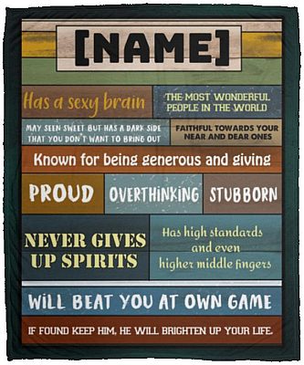 Personalized Couple Has A Sexy Brain Blanket, White, Cozy Plush Fleece Blanket - 50x60