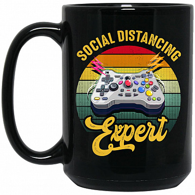 15 oz. Black Mug