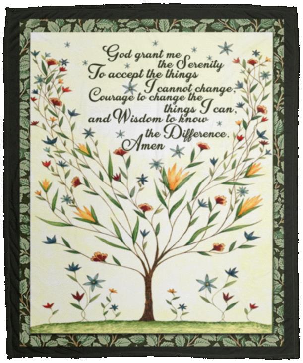God Grants Me The Blanket, White, Cozy Plush Fleece Blanket - 50x60