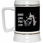 Shut Duh Fuh Cup Mug, Black, 22 oz. Beer Stein