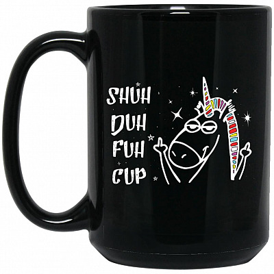 15 oz. Black Mug