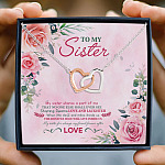 88 HG_ To My Sister My Sister Shares(5) Interlocking Hearts Necklace 3