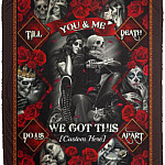 Personalized You And Me We Got This Motorcycle, White, Cozy Plush Fleece Blanket - 50x60