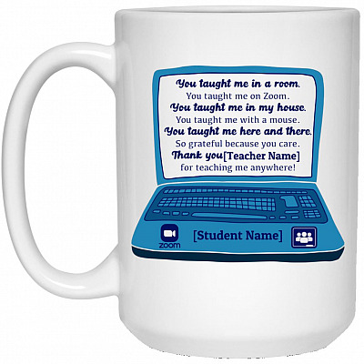15 oz. White Mug
