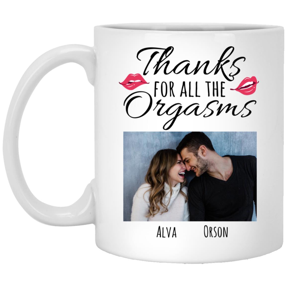 Personalized Custom Photo Thanks For Mug, White, 11 oz. White Mug Personalized Custom Photo Thanks For Mug, White, 11 oz. White Mug