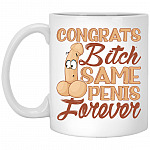 Same Penis Mug, White, 11 oz. White Mug