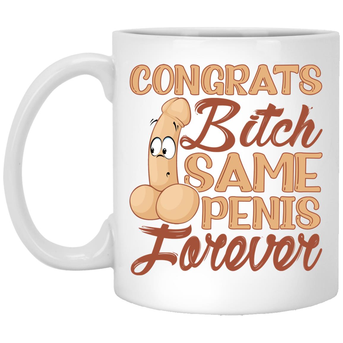 Same Penis Mug, White, 11 oz. White Mug Same Penis Mug, White, 11 oz. White Mug