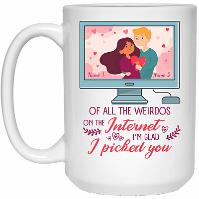 15 oz. White Mug