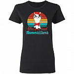 She's a Bad Momma Llama, Black, Ladies T-Shirt