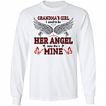 Grandma's Girl I Used To Be Her Angel Now, White, Long Sleeve