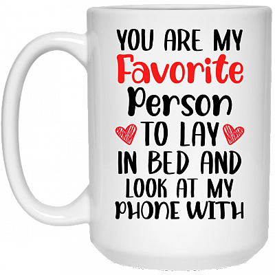 15 oz. White Mug