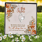 5VT. Big Sister No Matter Forever Love Necklace (Silver) 7