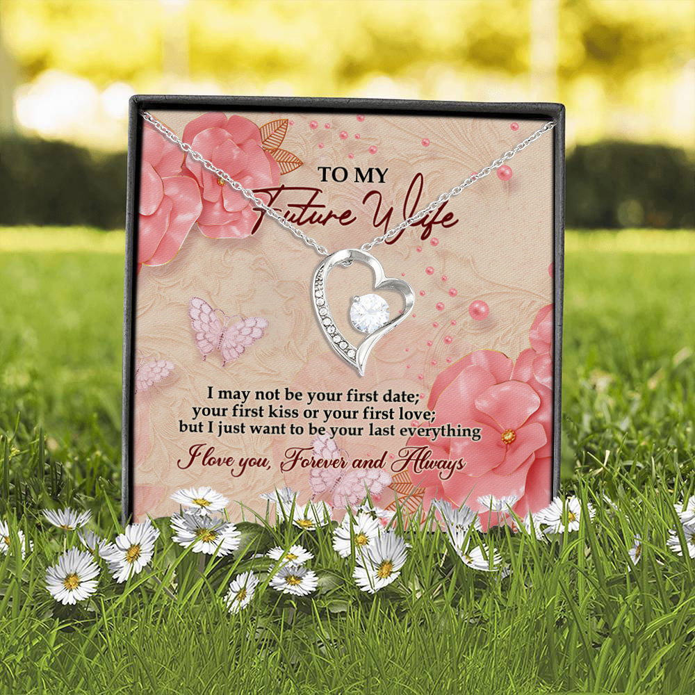 4BN. My Future Wife Pink (4) Forever Love Necklace (Silver) 2