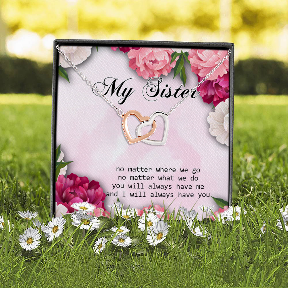 5BN. My Sister1(3) Interlocking Hearts Necklace 2