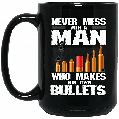 15 oz. Black Mug