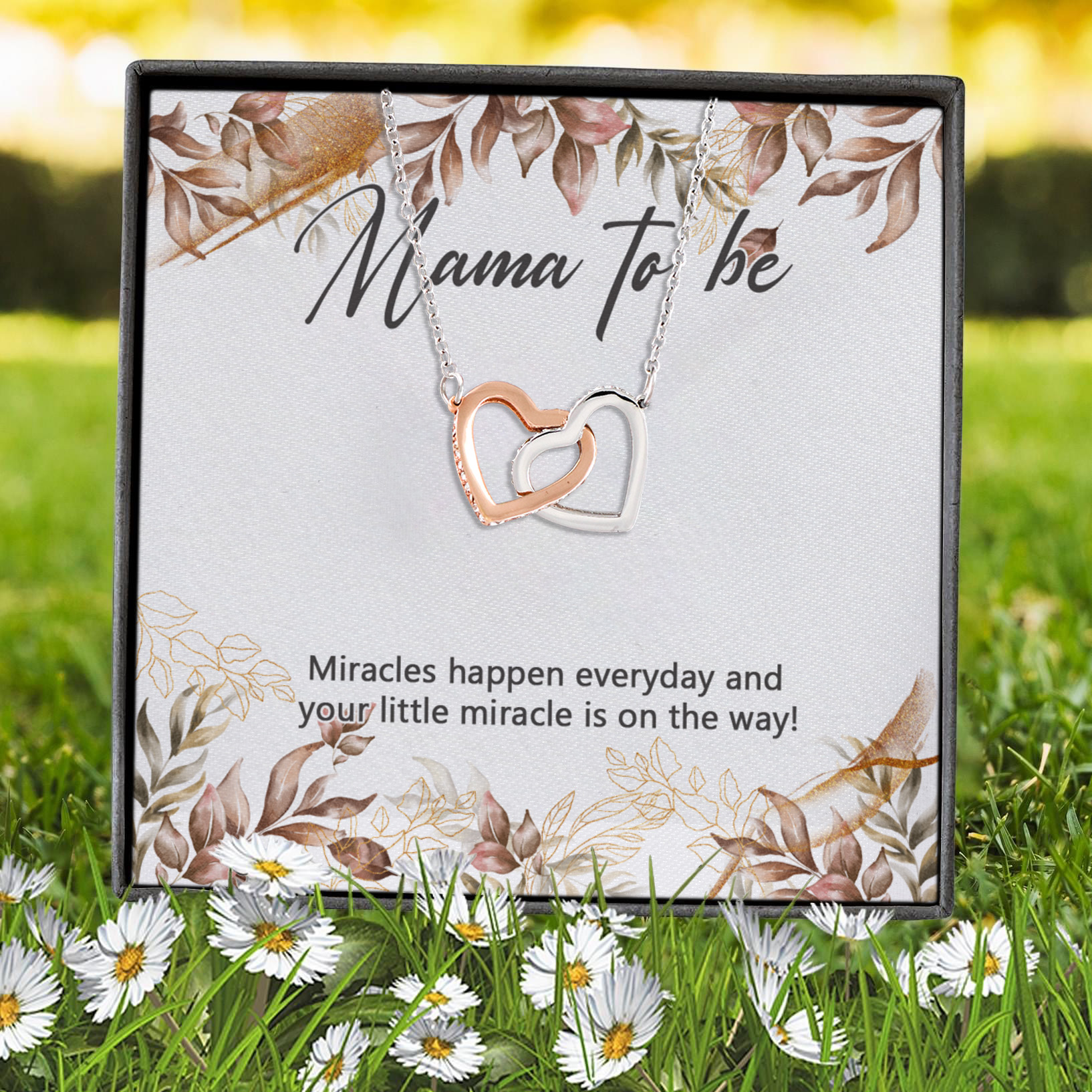 9Th. Mama To Be(3) Interlocking Hearts Necklace 7