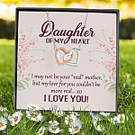 8Th. Not Be Your Real Mom(3) Interlocking Hearts Necklace 7