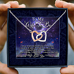 5KT. To My Wife To Be(4) Interlocking Hearts Necklace 3