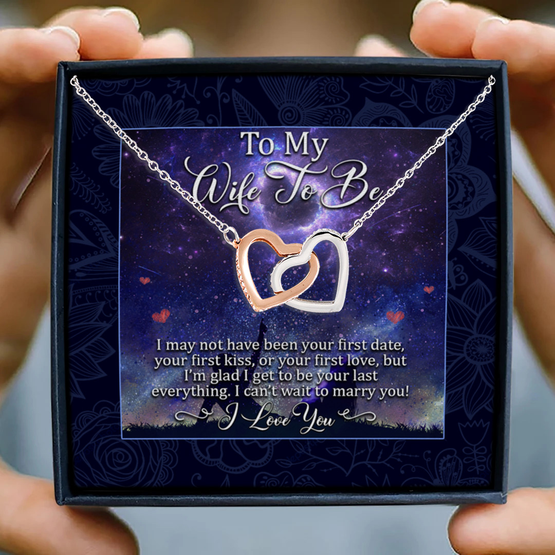 5KT. To My Wife To Be(4) Interlocking Hearts Necklace 3