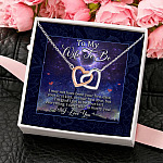 5KT. To My Wife To Be(4) Interlocking Hearts Necklace 4