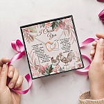 3KT. I Choose You Farming Chicken Couple (4) Interlocking Hearts Necklace 5