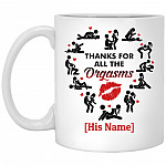 Personalized Thanks for All the Mug, White, 11 oz. White Mug