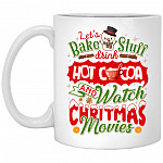 Drink Hot Cocoa, White, 11 oz. White Mug