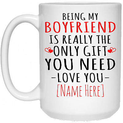 15 oz. White Mug