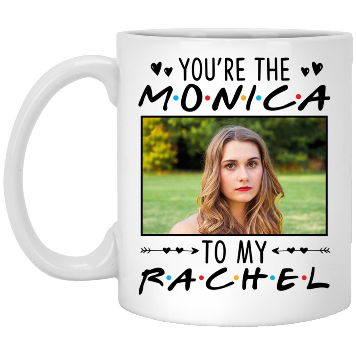 Personalized Custom Photo Friends Mug, White, 11 oz. White Mug Personalized Custom Photo Friends Mug, White, 11 oz. White Mug