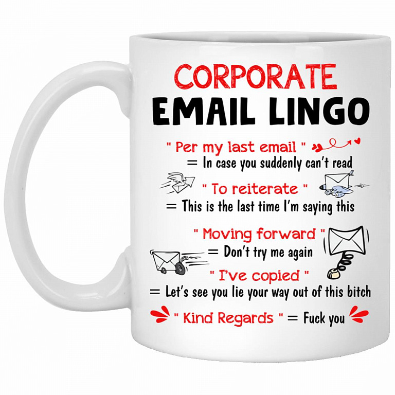 Sarcasm Gift for Work, White, 11 oz. White Mug