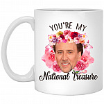 Nicholas Cage You Are My National, White, 11 oz. White Mug