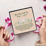 3MH. Big Sis Lil Sis (4) Infinity Heart Necklace (Silver) 5