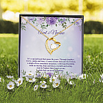 5MH. Auntie Nephew (3) Forever Love Necklace (Gold) 2