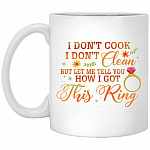 Ring Mug, White, 11 oz. White Mug