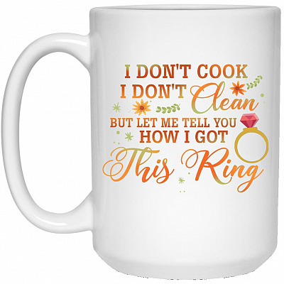 15 oz. White Mug