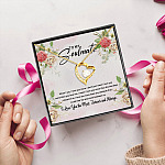 22 HG_ To My Soulmate Say Love You More(5) Forever Love Necklace (Gold) 5