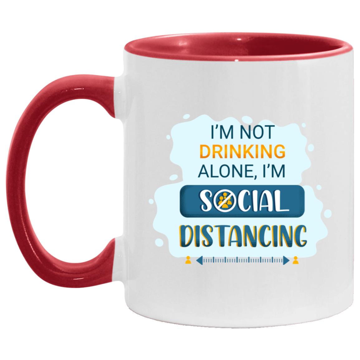 AM11OZ Accent Mug, White/Red, 11 oz. Accent Mug AM11OZ Accent Mug, White/Red, 11 oz. Accent Mug