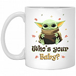 Baby Mug, White, 11 oz. White Mug