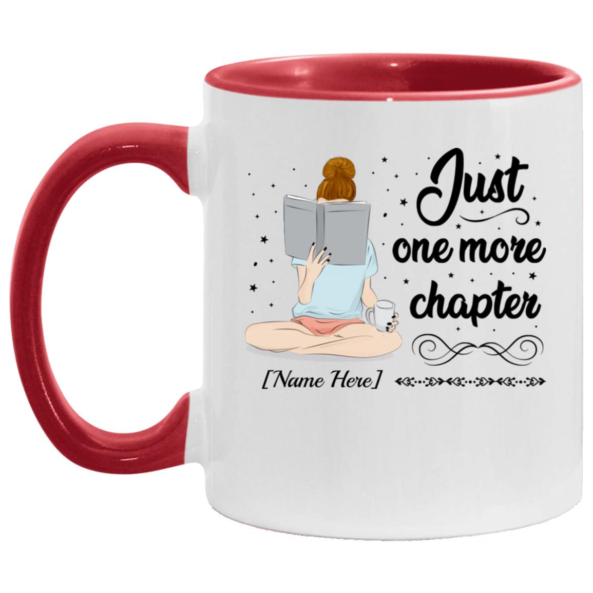 Personalized Accent Mug, White/Red, 11 oz. Accent Mug Personalized Accent Mug, White/Red, 11 oz. Accent Mug