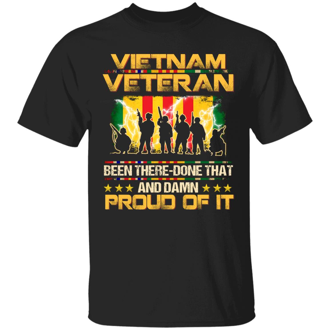 Vietnam Veteran Been There Done T-Shirt, Black, Unisex T-Shirt