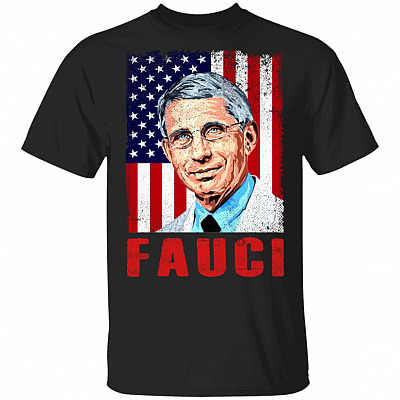 We Trust In Science Dr Fauci T-Shirt, Black, Unisex T-Shirt