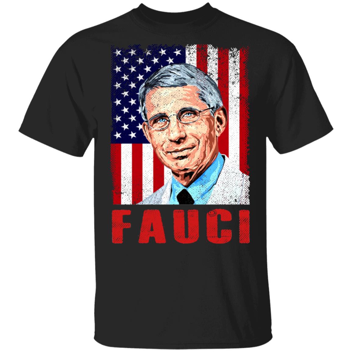 We Trust In Science Dr Fauci T-Shirt, Black, Unisex T-Shirt