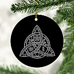 Celtic Knot Ornament - Irish Christmas Ornament - Trinity Knot Ornament - St Patricks Day Gifts