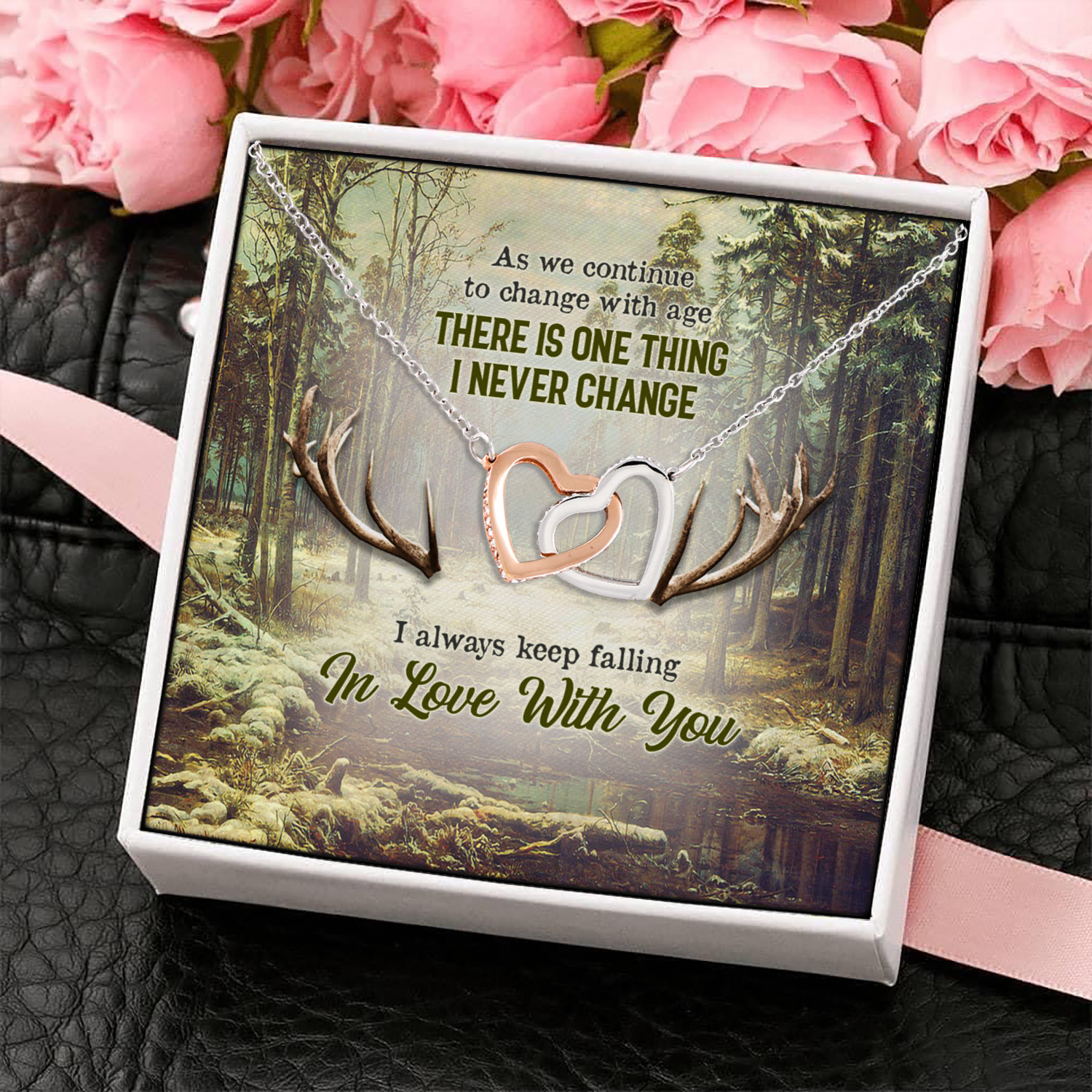 5O. As We Continue (4) Interlocking Hearts Necklace 4