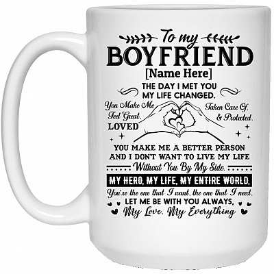 15 oz. White Mug