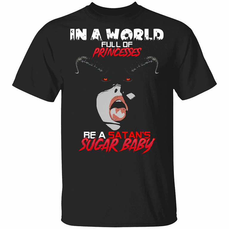 In A World Full Of Princesses, Black, Unisex T-Shirt