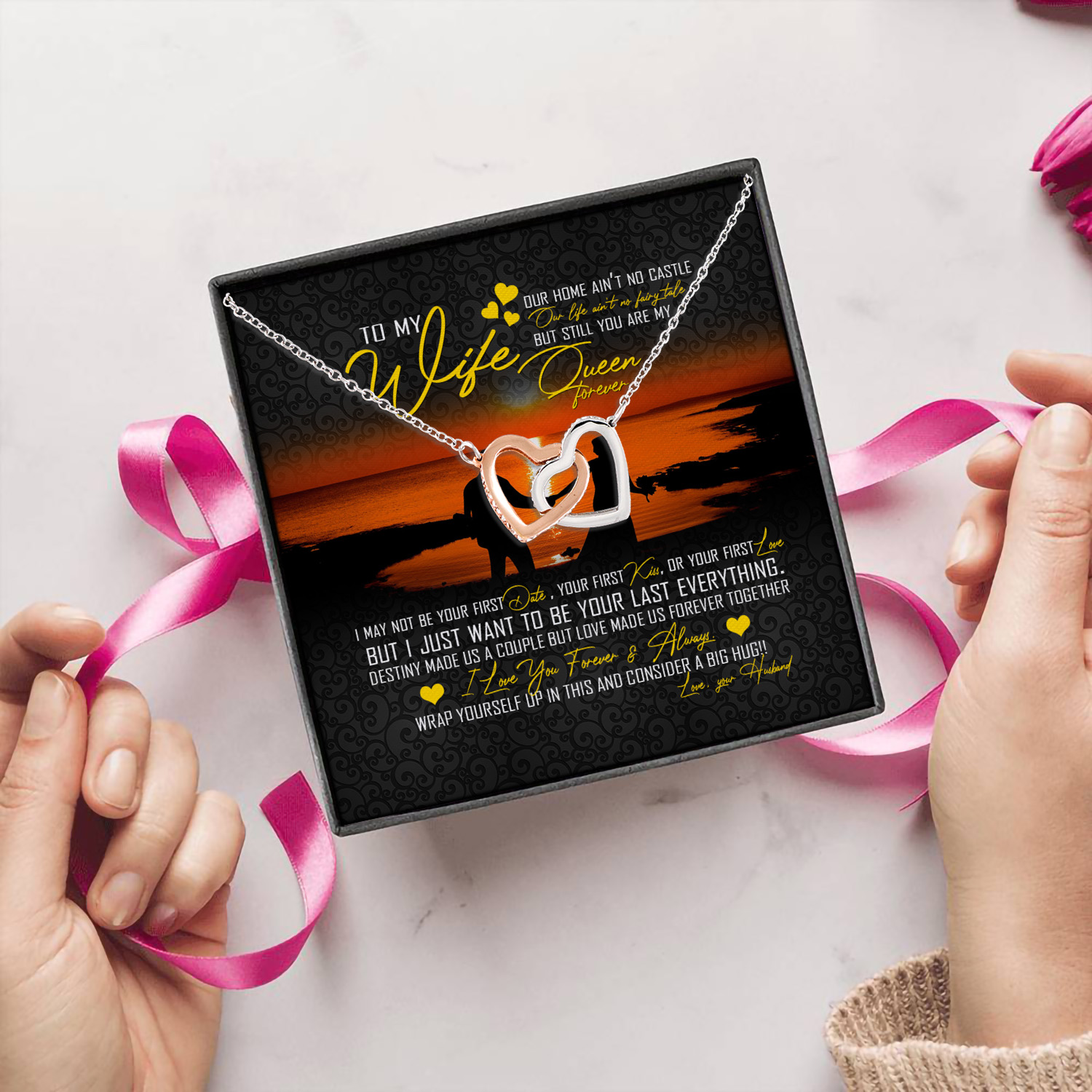 12Th. Ain't No Castle Interlocking Hearts Necklace 5