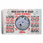 Custom Photo When Visiting My House Please Remember Framed Canvas Prints - Unframed Poster, White, 0.75'' Framed Canvas Custom Photo When Visiting My House Please Remember Framed Canvas Prints - Unframed Poster, White, 0.75'' Framed Canvas