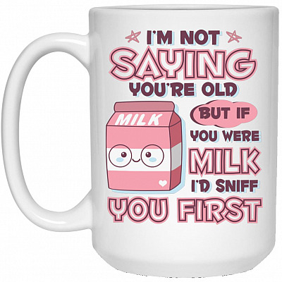 15 oz. White Mug