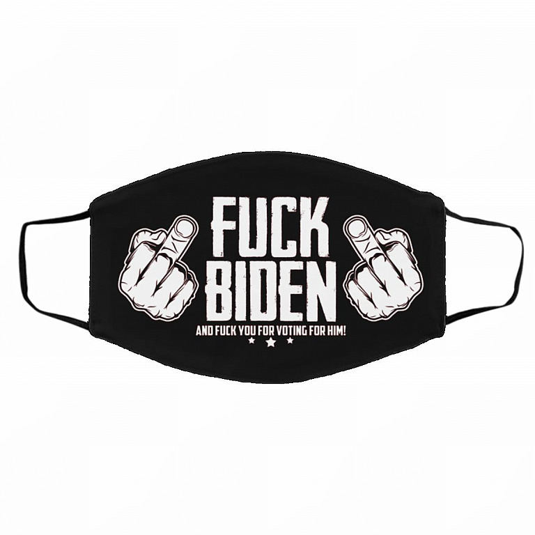 Fuck Mask, Black, Cloth Face Cover – Medium/Large